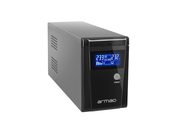 UPS ARMAC OFFICE O/650F/LCD LINE-INTERACTIVE 650VA 2X SCHUKO OUTLETS USB-B LCD METAL CASE
