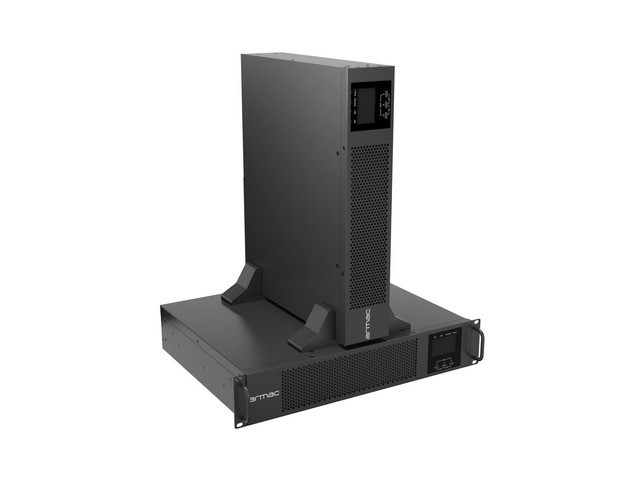 UPS RACK ARMAC R/1000I/PF1/DF ON-LINE 1000VA 8X IEC C13 OUTLETS USB-B LCD METAL CASE DUST-FREE 7