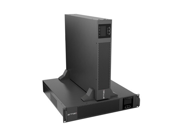UPS RACK ARMAC R/2000I/PF1/DF ON-LINE 2000VA 8X IEC C13 OUTLETS USB-B LCD METAL CASE DUST-FREE 7