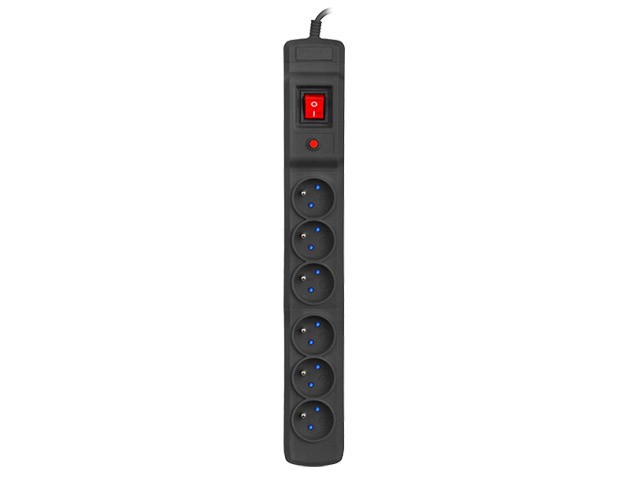 SURGE PROTECTOR ARMAC MULTI M6 1.5M 6X FRENCH OUTLETS BLACK 3