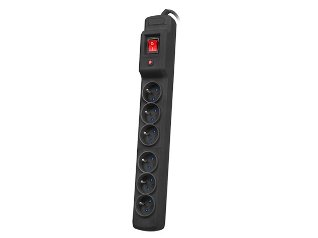 SURGE PROTECTOR ARMAC MULTI M6 1.5M 6X FRENCH OUTLETS BLACK 1